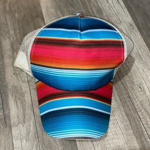 Serape print hat